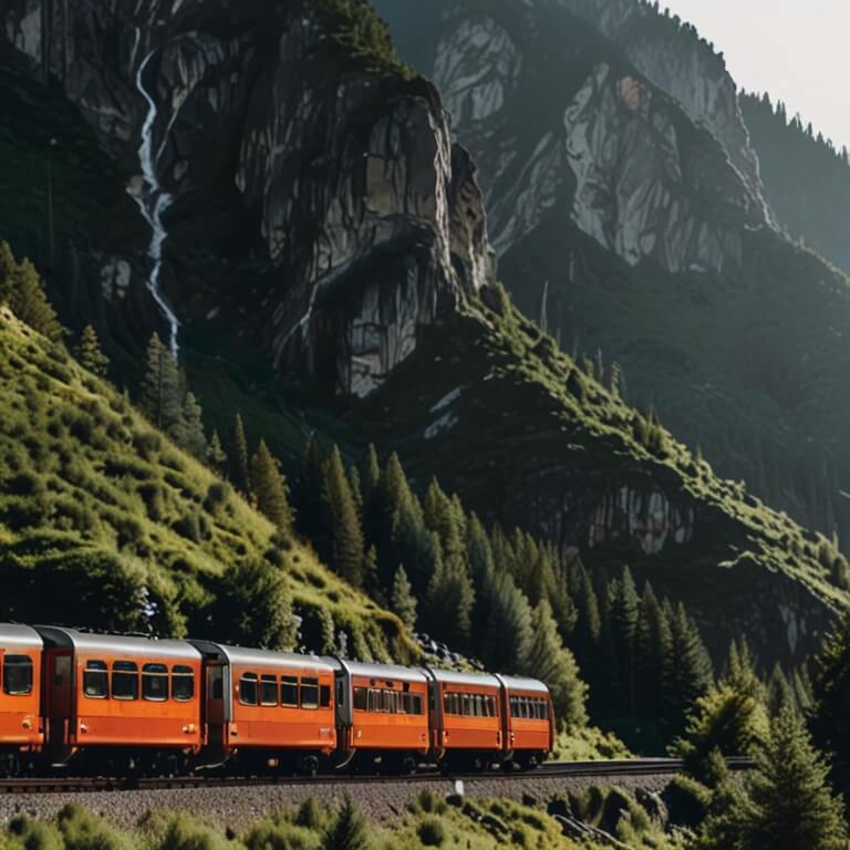 Scenic Mountain Journey